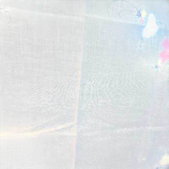 Vintage Embroidered Linen Tablecloth & Napkins Set With Floral Design JJ3968 - Picture 5 of 10